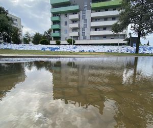 Wrocław - woda przy osiedlu na Stabłowicach 