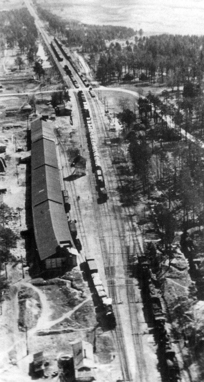 Stacja Gniezdowo,  zdjęcie lotnicze, Katyń 1940. 