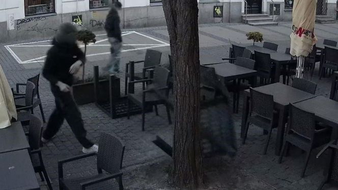 Atak wandali w centrum Lublina