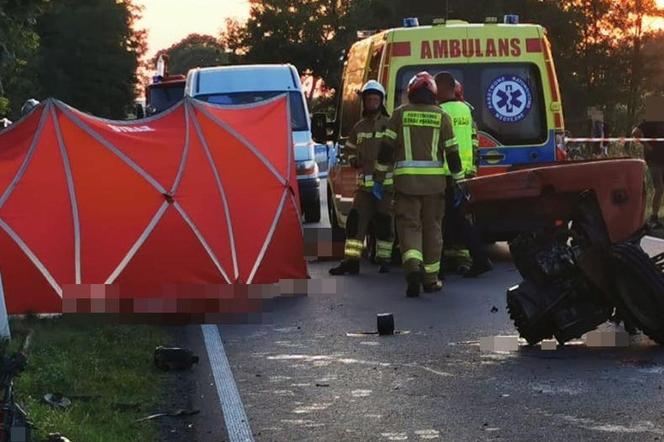 21-latek stracił życie w koszmarnym wypadku. Ciągnik rozcięty na pół. Tragedia na Lubelszczyźnie