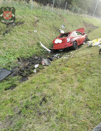 Chrzanów: Wypadek na A4! W akcji LPR, cztery osoby ranne