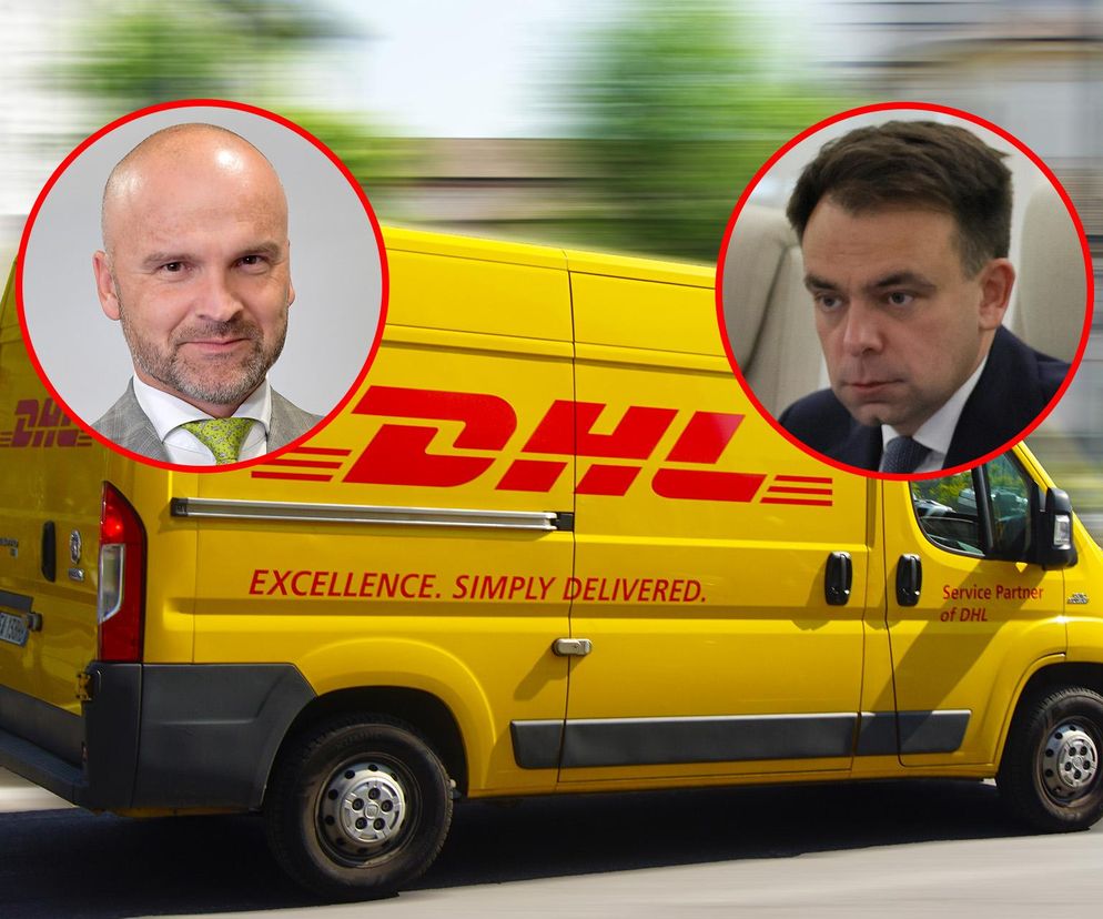 Rafał Brzoska, min. Domański i DHL