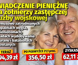 Dodatki emeryckie po waloryzacji 21,1 proc.