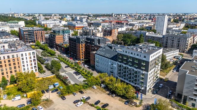 Port Praski w Warszawie z lotu ptaka