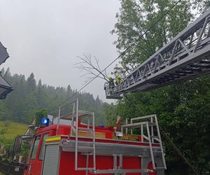 Potężny opad deszczu w Tatrach. Biały Dunajec przekroczył stan ostrzegawczy