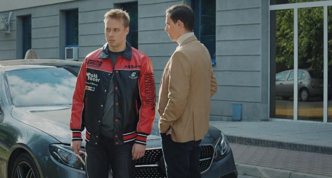 M jak miłość odc. 1878. Dominik Walat (Bartosz Surówka), ojciec (Szymon Mysłakowski)