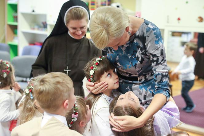 Agata Duda zachwyciła przedszkolaków. Pierwsza dama co raz aktywniejsza