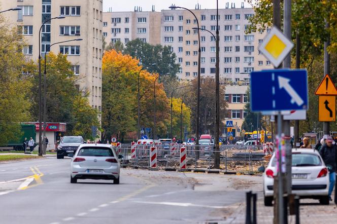 Budowa tramwaju na Stegny – prace na ul. św. Bonifacego