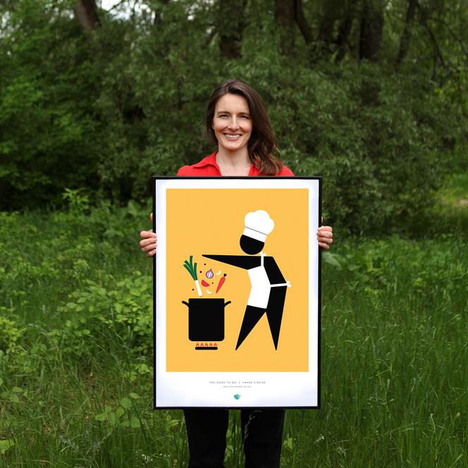 Hanna Cieślak - plakat wykonany w ramach akcji Too Good To Go