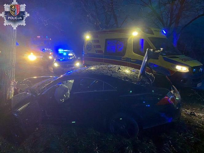 Przemków. Wjechał wprost pod mercedesa?