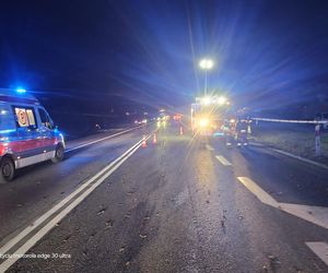 Wypadek śmiertelny w Chmielniku na trasie krajowej numer 73