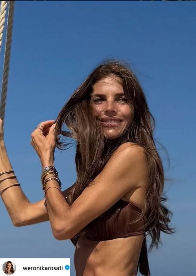 Weronika Rosati odpoczywa nad polskim morzem. Jej zdjęcia w bikini rozpaliły internautów do czerwoności 