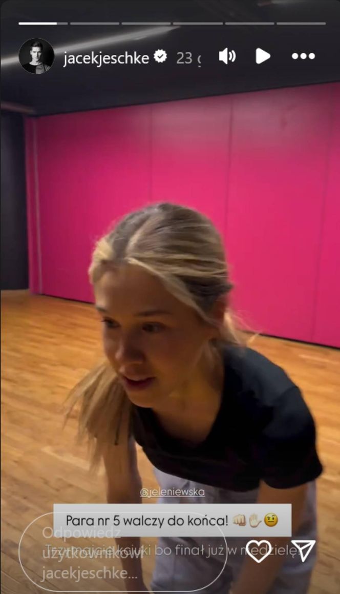Maria Jeleniewska i Jacek Jeschke przed finałem "TzG"