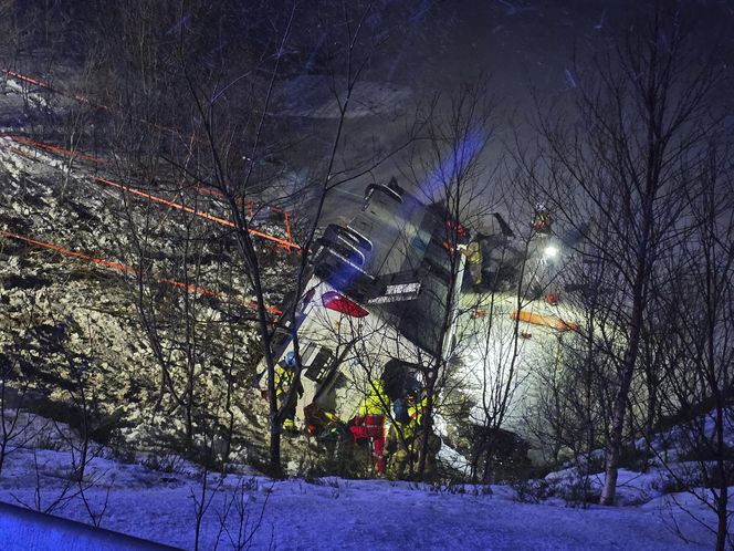 Katastrofa autokaru w Norwegii