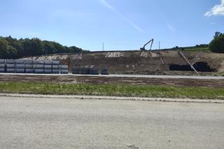 Budowa trasy S7 Miechów - Szczepanowice. Maj 2024