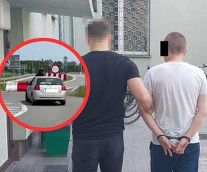 Motocyklista chciał zatrzymać pijanego kierowcę. Ten „wziął go na maskę”