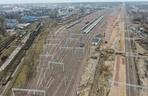 Modernizacja Rail Baltica: Stacja Białystok, widok na tory