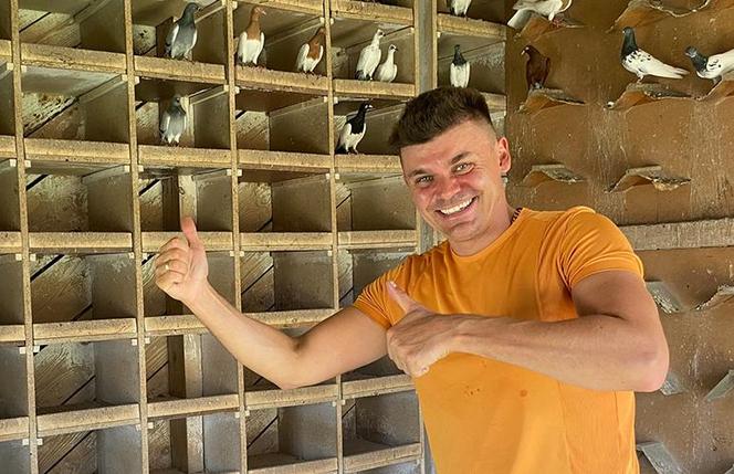 Tomasz Niecik wydaje majątek na gołębie