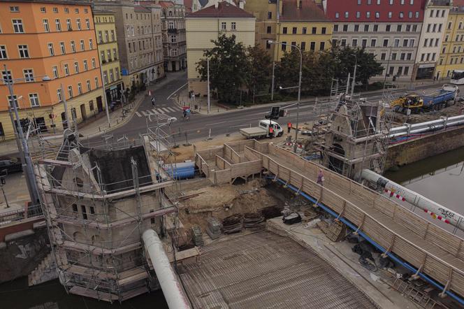 Remont mostu Pomorskiego we Wrocławiu 