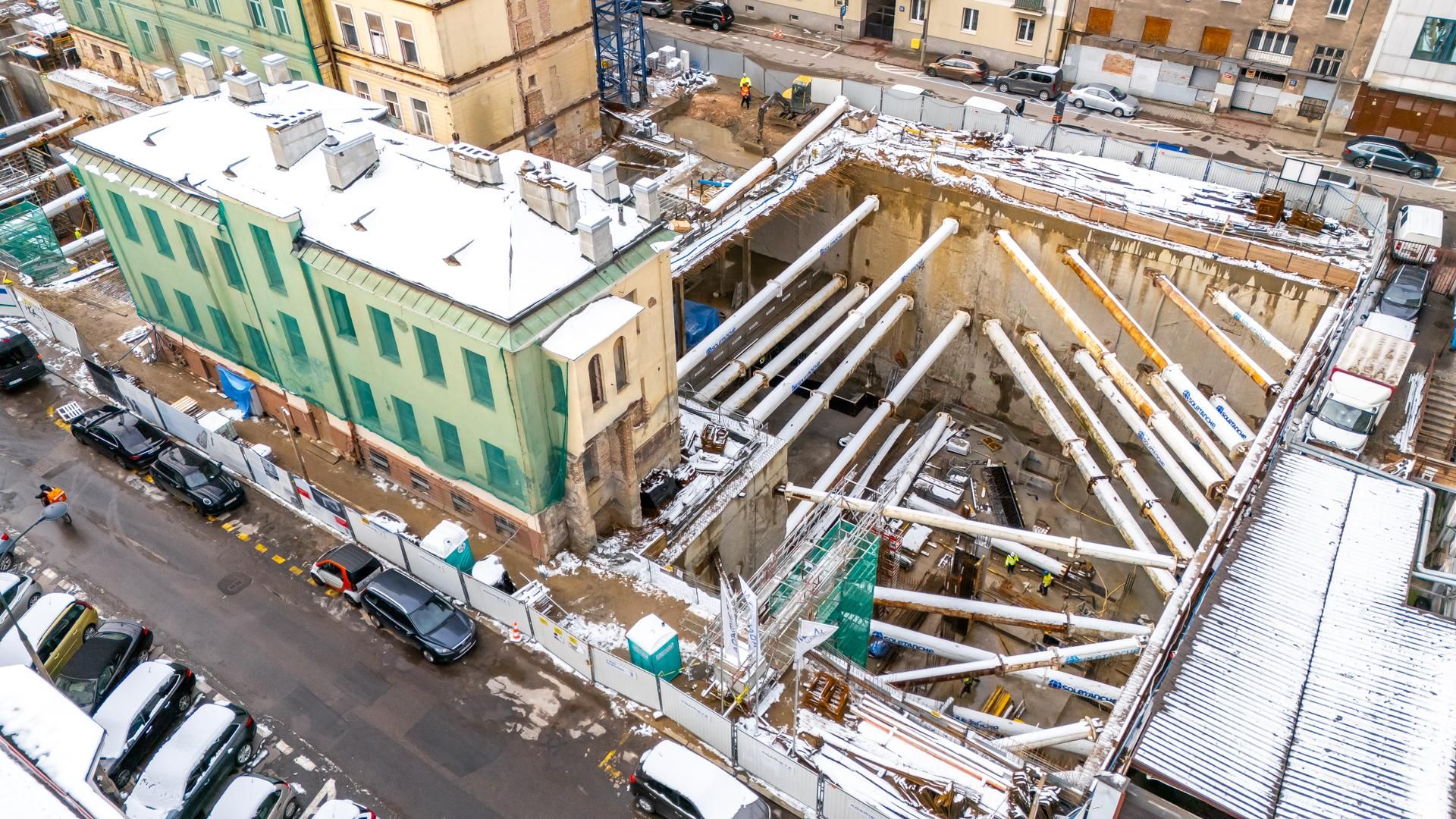 Budowa Muzeum Getta Warszawskiego 