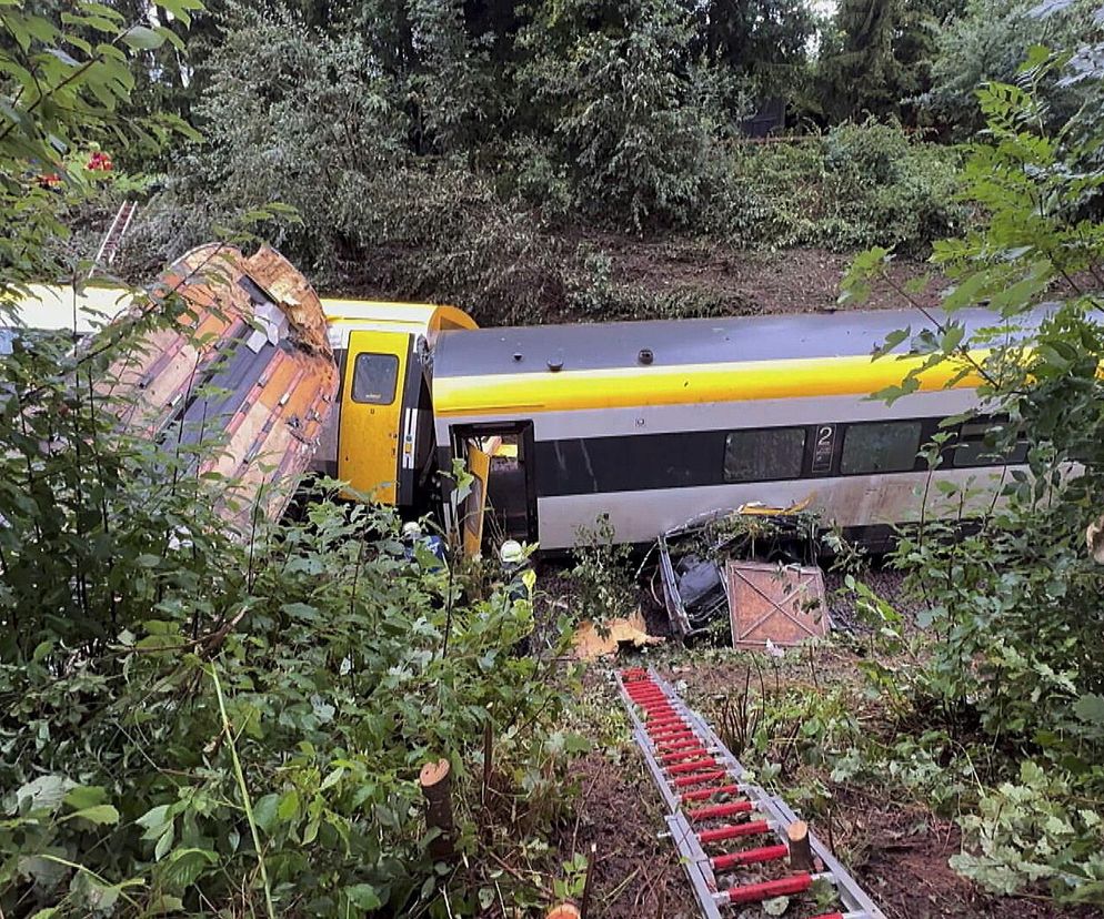 Katastrofa kolejowa w Niemczech! Zabici i wielu rannych. Powodem burze?