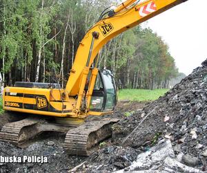 Zorganizowana grupa przestępcza zakopywała odpady w Przemęckim Parku Krajobrazowym