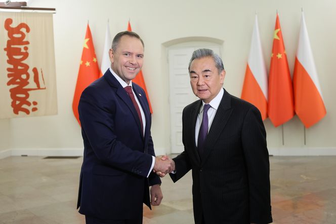 Chiński minister Wang Yi w Warszawie