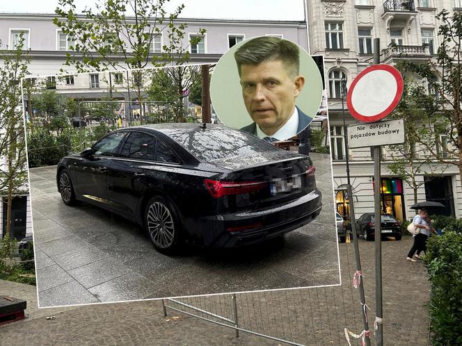 Ryszard Petru nielegalnie zaparkował auto