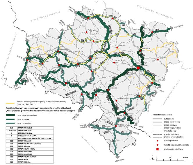 Na Dolnym Śląsku powstanie gigantyczna sieć dróg dla miłośników rowerowych wycieczek