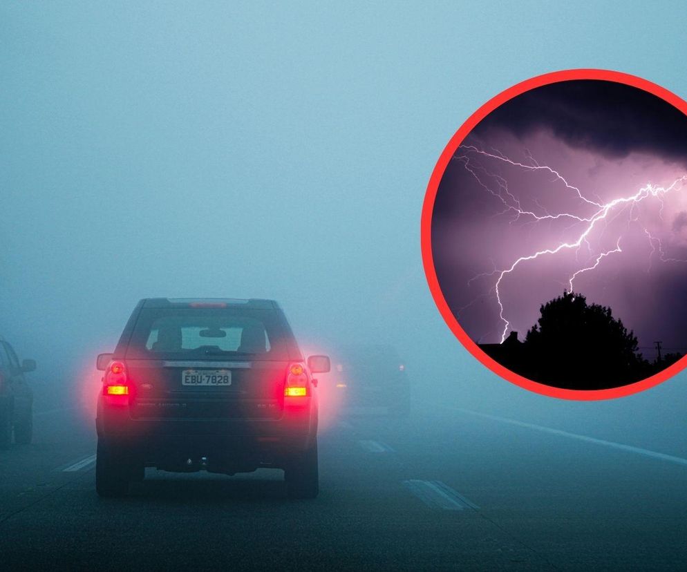 IMGW alarmuje! Porywisty wiatr, burze i gęsta mgła w Polsce  