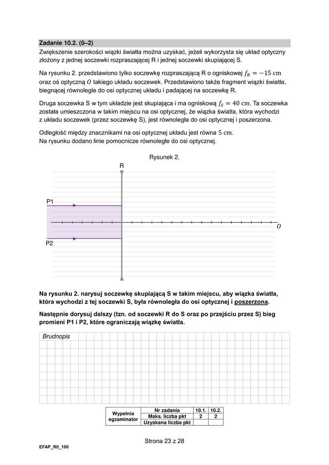 Matura 2024: fizyka rozszerzona. ARKUSZ FORMUŁA 2015