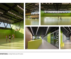 Hala sportowa - Książ Wielkopolski, proj. PLarchitekci