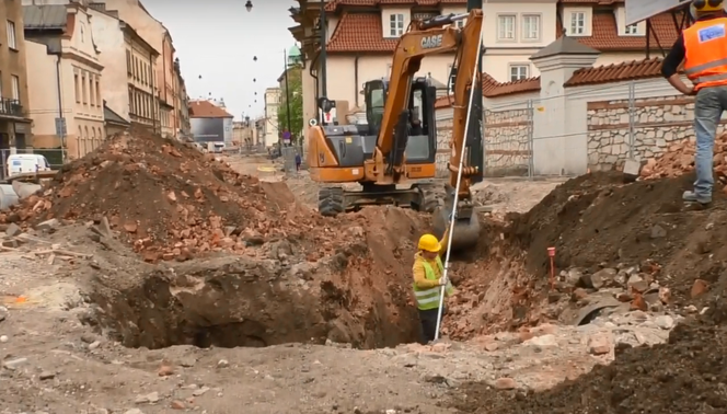 Tak wyglądają obecnie prace przy ulicy Krakowskiej