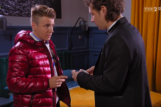 Barwy szczęścia, odc. 2050. Patryk (Konrad Skolimowski), Rafał Zaborski (Wojciech Solarz)