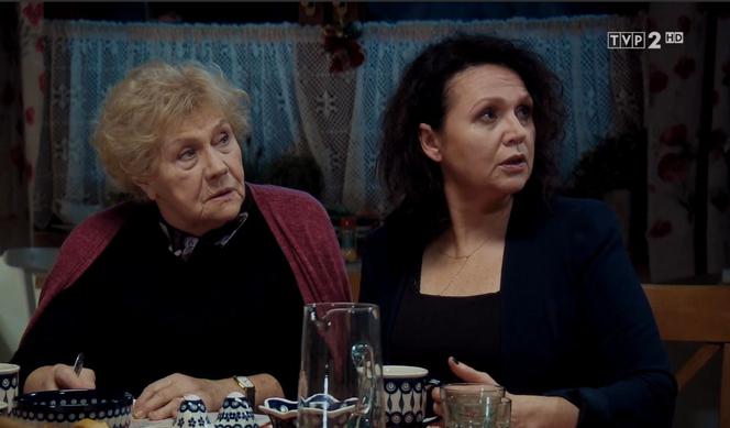 	M jak miłość, odc. 1518. Barbara (Teresa Lipowska), Marysia (Małgorzata Pieńkowska)