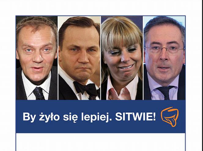 Plakat PiS sitwa