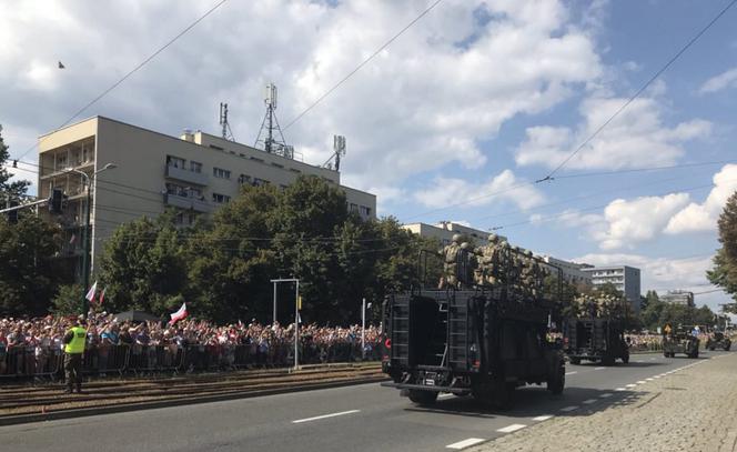 Defilada "Wierni Polsce" w Katowicach i obchody  Swięta Wojska Polskiego