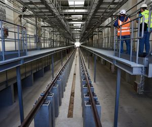 Byliśmy na placu budowy STP Karolin. Tu powstaje wielka sypialnia dla pociągów metra