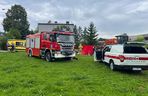 Śmiertelny wypadek pod Sieradzem. 37-latek porażony przed prąd [ZDJĘCIA]. K