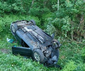 Tragiczny wypadek w pow. bialskim. Kierowca volvo zginął po zderzeniu się z łosiem