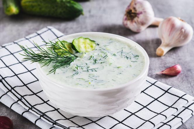 tzatziki z serkiem wiejskim
