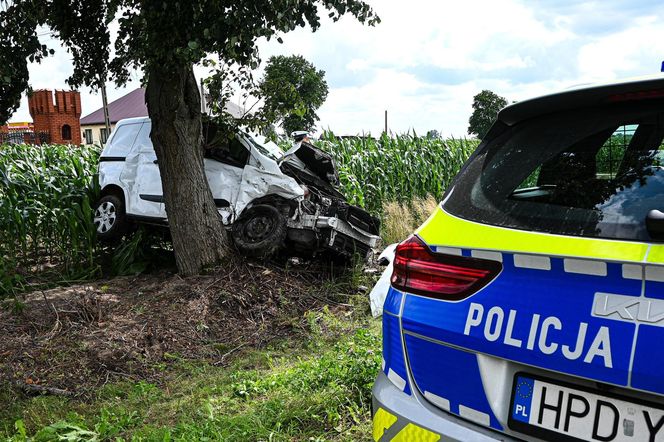 Wypadek w Wólce Ciechomskiej spowodował spore utrudnienia w ruchu