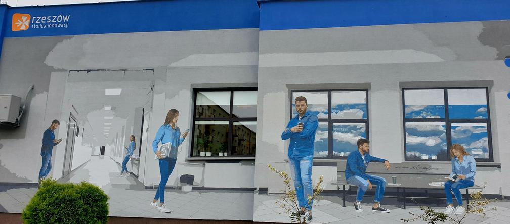 Nowy mural w Rzeszowie już prawie gotowy