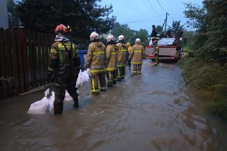 Gwałtowne wezbrania rzek w województwie śląskim. Sytuacja jest naprawdę trudna