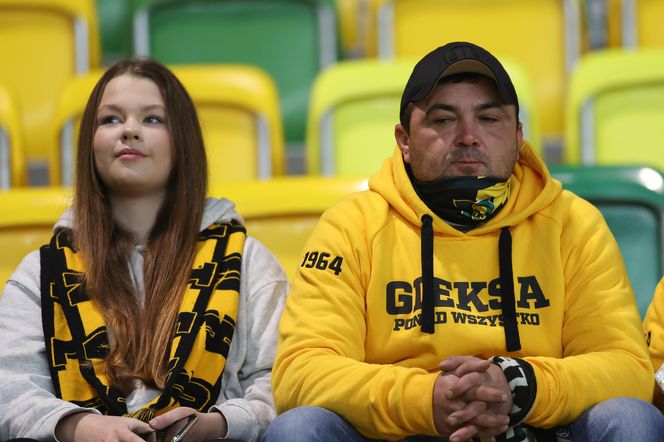 GKS Katowice - Piast Gliwice: Zdjęcia kibiców z meczu PKO BP Ekstraklasy