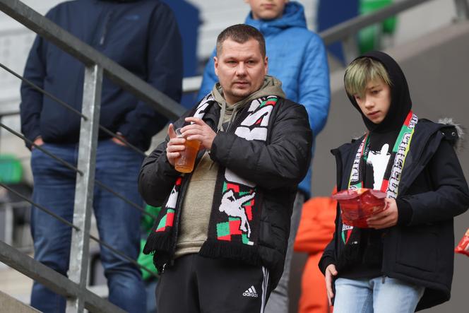 Kibice na meczu GKS Tychy - Lechia Gdańsk