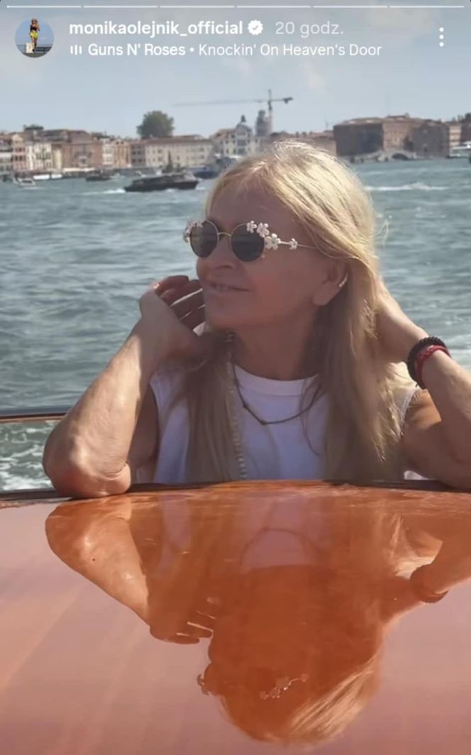 Monika Olejnik w Wenecji