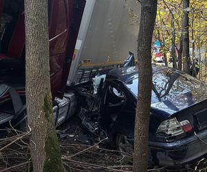 Tragiczny wypadek w pobliżu przejścia granicznego. Kierowca z Ukrainy zginął na miejscu