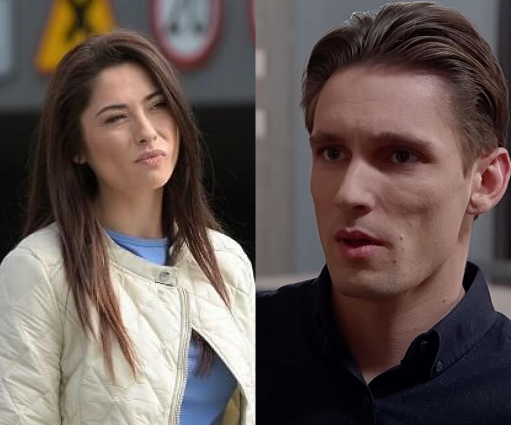 Pierwsza miłość. Oliwka (Anastazja Małocha, Oskar (Filip Gurłacz)