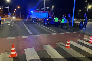 Zderzenie aut przy niedziałających światłach w Lesznie. Sprawczyni dostała mandat i punkty